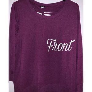 Purple Tied Up Sweater